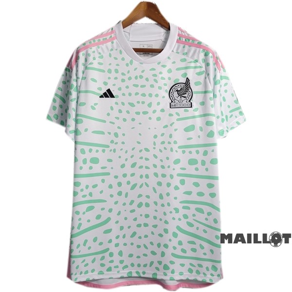 Foot Maillot Pas Cher Thailande Pré match Maillot Mexico 2023 Blanc Vert