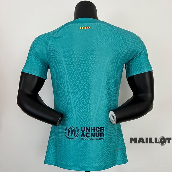 Foot Maillot Pas Cher Thailande Spécial Joueurs Maillot Barcelona 2023 2024 Bleu Vert