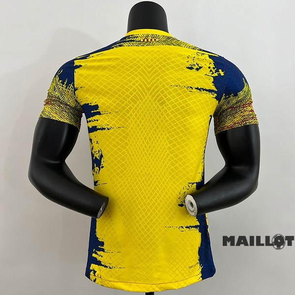 Foot Maillot Pas Cher Thailande Spécial Joueurs Maillot Barcelona 2023 2024 Jaune