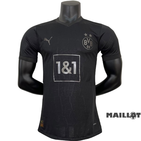 Foot Maillot Pas Cher Thailande Spécial Joueurs Maillot Borussia Dortmund 2022 2023 Noir