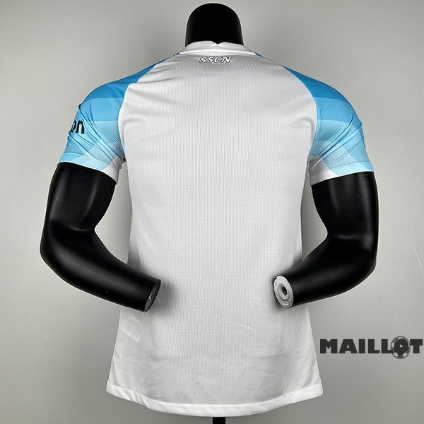 Foot Maillot Pas Cher Thailande Spécial Joueurs Maillot Napoli 2023 2024 Blanc I Bleu