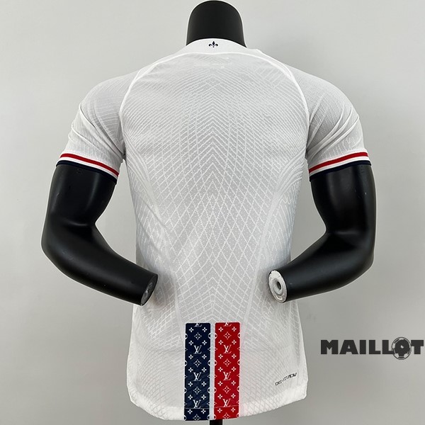 Foot Maillot Pas Cher Thailande Spécial Joueurs Maillot Paris Saint Germain 2023 2024 Blanc Rouge