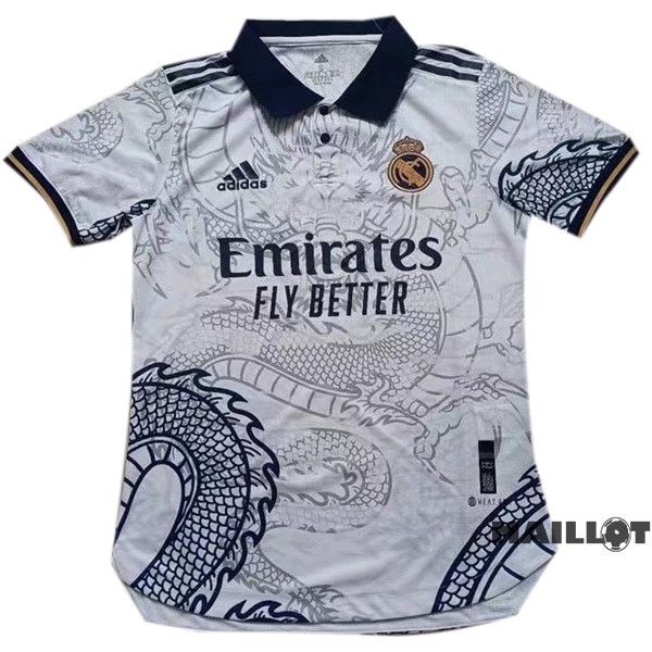 Foot Maillot Pas Cher Thailande Spécial Joueurs Maillot Real Madrid 2022 2023 Blanc