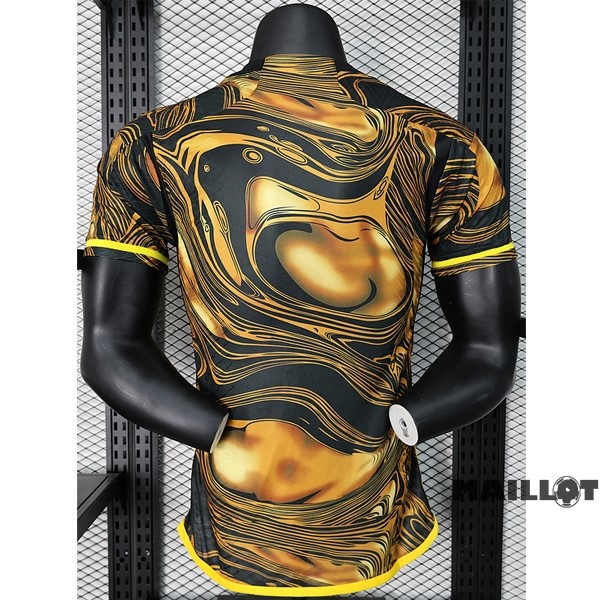 Foot Maillot Pas Cher Thailande Spécial Joueurs Maillot Real Madrid 2023 2024 Jaune