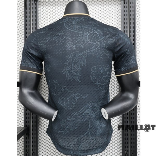 Foot Maillot Pas Cher Thailande Spécial Joueurs Maillot Real Madrid 2023 2024 Noir I Jaune