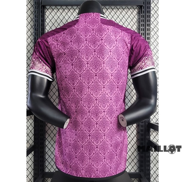 Foot Maillot Pas Cher Thailande Spécial Joueurs Maillot Real Madrid 2023 2024 Rose Purpura