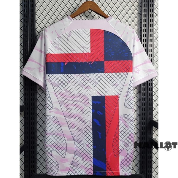 Foot Maillot Pas Cher Thailande Spécial Maillot Barcelona 2023 2024 Blanc Rouge
