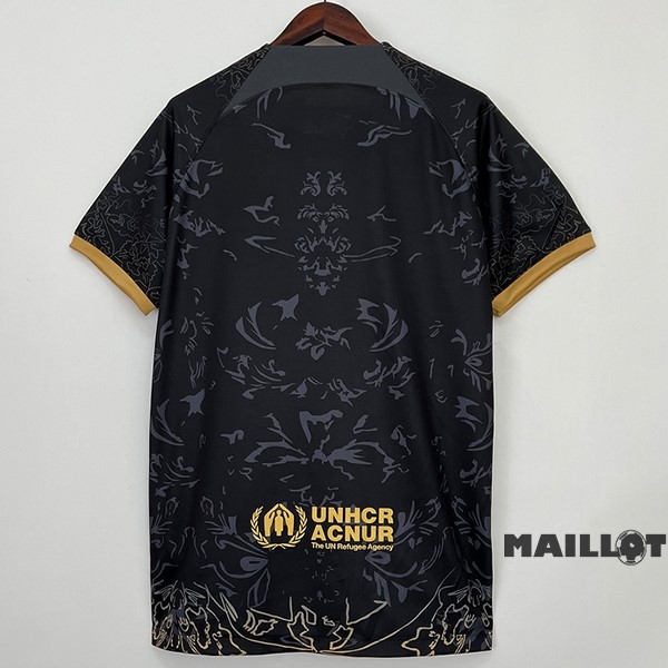 Foot Maillot Pas Cher Thailande Spécial Maillot Barcelona 2023 2024 Noir Jaune