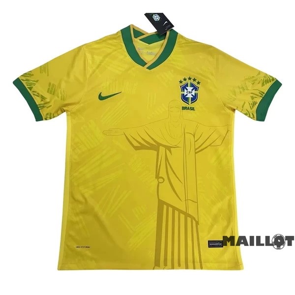 Foot Maillot Pas Cher Thailande Spécial Maillot Brésil 2022 Jaune