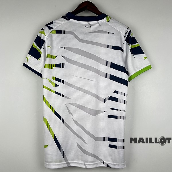 Foot Maillot Pas Cher Thailande Spécial Maillot Manchester City 2023 2024 Blanc Vert