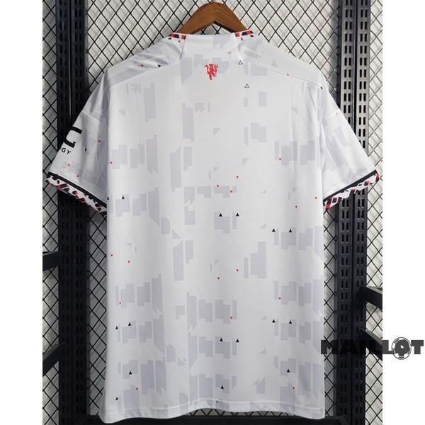 Foot Maillot Pas Cher Thailande Spécial Maillot Manchester United 2023 2024 Blanc