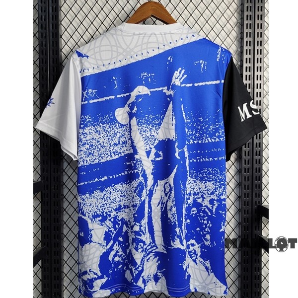Foot Maillot Pas Cher Thailande Spécial Maillot Napoli 2023 2024 Bleu Blanc