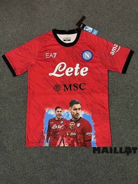 Foot Maillot Pas Cher Thailande Spécial Maillot Napoli 2023 2024 I Rouge