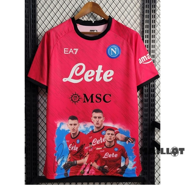 Foot Maillot Pas Cher Thailande Spécial Maillot Napoli 2023 2024 Rouge
