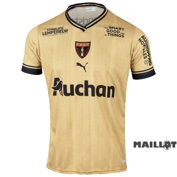 Foot Maillot Pas Cher Thailande Spécial Maillot RC Lens 2022 2023 Jaune