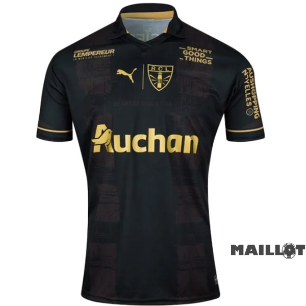 Foot Maillot Pas Cher Thailande Spécial Maillot RC Lens 2022 2023 Noir