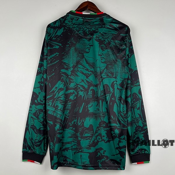 Foot Maillot Pas Cher Thailande Spécial Manches Longues Italie 2023 Vert