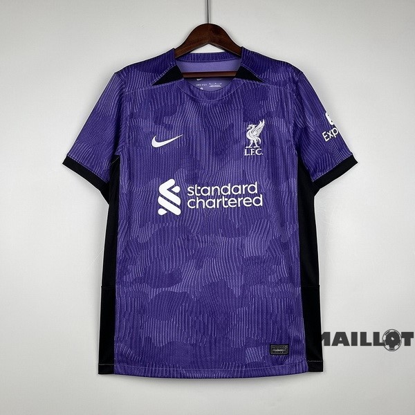 Foot Maillot Pas Cher Thailande Third Concept Maillot Liverpool 2023 2024 Purpura