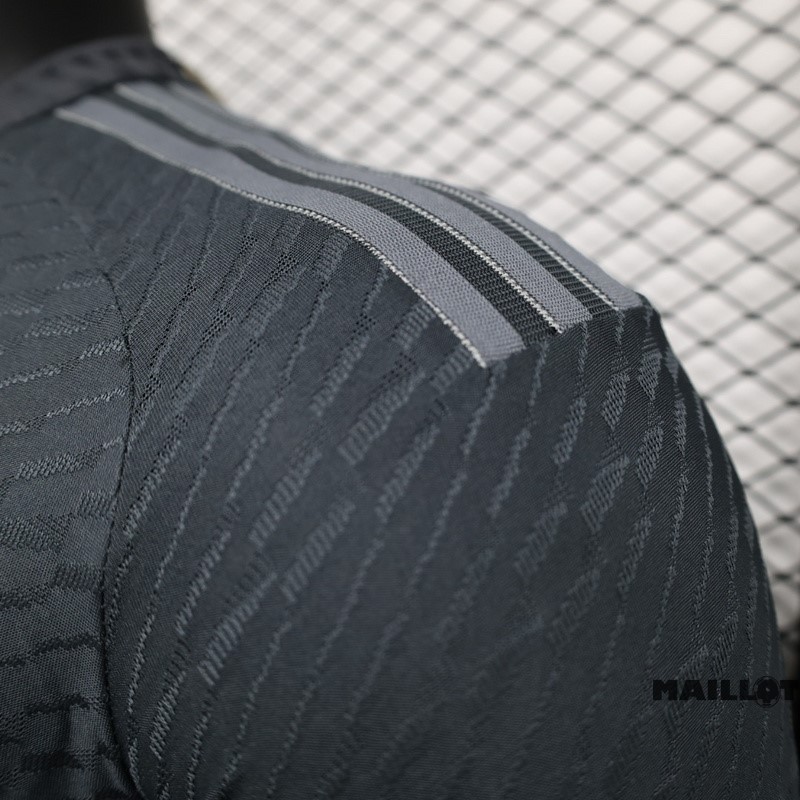 Foot Maillot Pas Cher Thailande Third Joueurs Maillot Juventus 2023 2024 Gris Noir