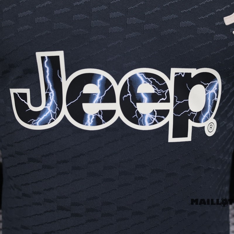 Foot Maillot Pas Cher Thailande Third Joueurs Maillot Juventus 2023 2024 Gris Noir