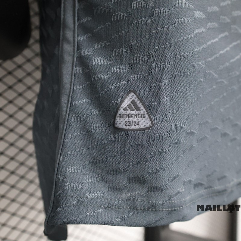 Foot Maillot Pas Cher Thailande Third Joueurs Maillot Juventus 2023 2024 Gris Noir