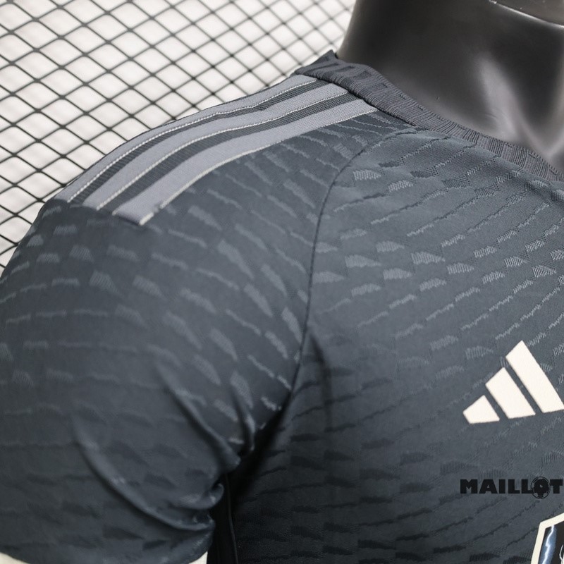 Foot Maillot Pas Cher Thailande Third Joueurs Maillot Juventus 2023 2024 Gris Noir