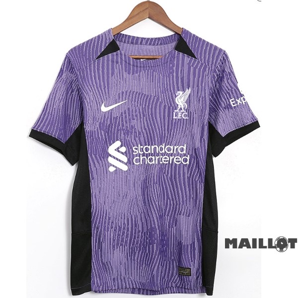 Foot Maillot Pas Cher Thailande Third Joueurs Maillot Liverpool 2023 2024 Purpura