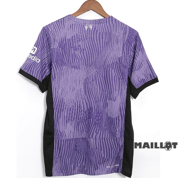 Foot Maillot Pas Cher Thailande Third Joueurs Maillot Liverpool 2023 2024 Purpura