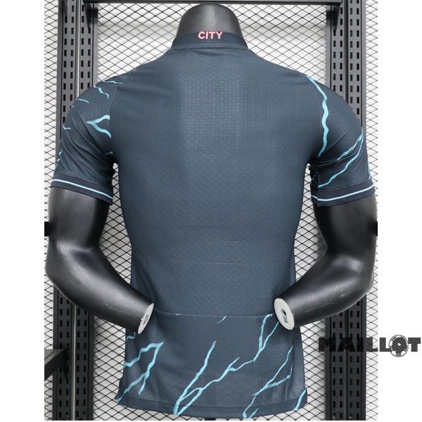 Foot Maillot Pas Cher Thailande Third Joueurs Maillot Manchester City 2023 2024 Noir
