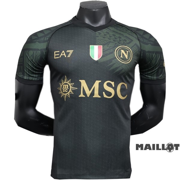 Foot Maillot Pas Cher Thailande Third Joueurs Maillot Napoli 2023 2024 Vert