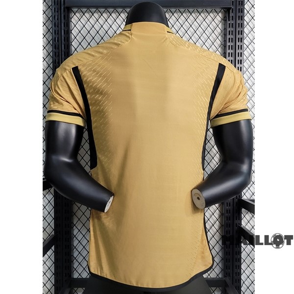 Foot Maillot Pas Cher Thailande Third Joueurs Maillot Real Madrid 2023 2024 Jaune