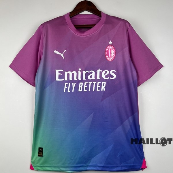 Foot Maillot Pas Cher Thailande Third Maillot AC Milan 2023 2024 Rose