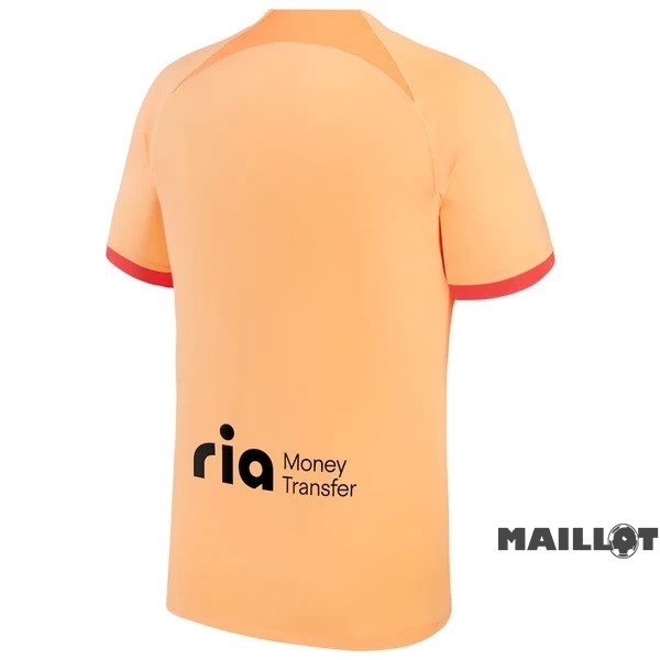 Foot Maillot Pas Cher Thailande Third Maillot Atlético Madrid 2022 2023 Orange