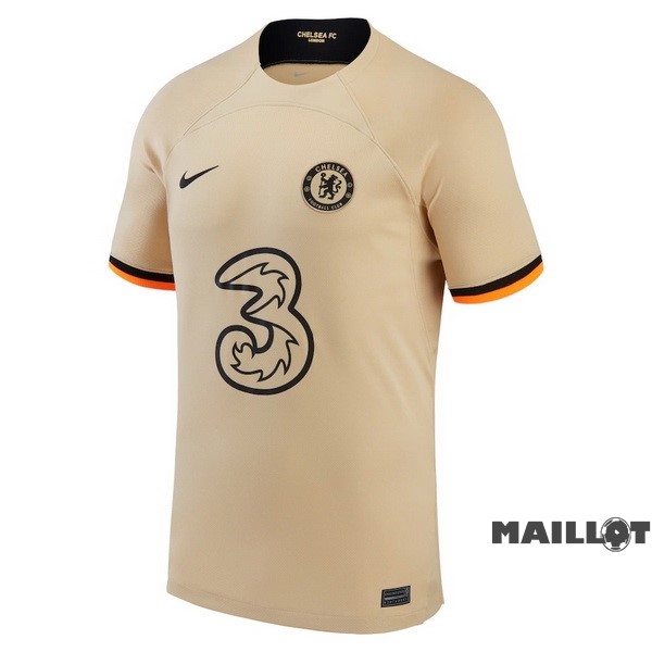 Foot Maillot Pas Cher Thailande Third Maillot Chelsea 2022 2023 Jaune