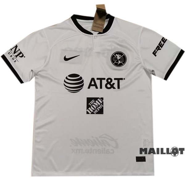Foot Maillot Pas Cher Thailande Third Maillot Club América 2022 2023 Blanc