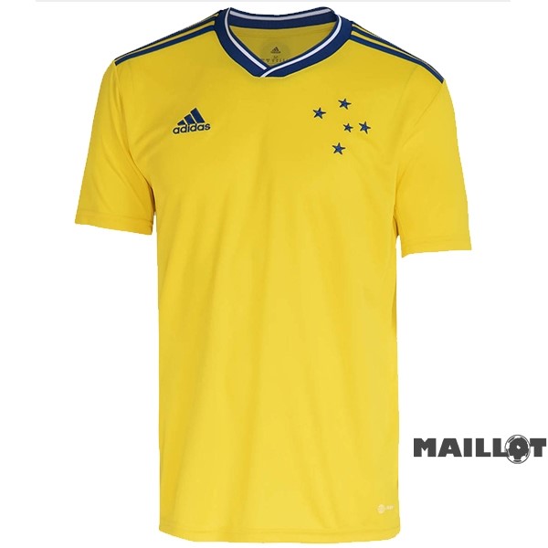 Foot Maillot Pas Cher Thailande Third Maillot Cruzeiro EC 2022 2023 Jaune