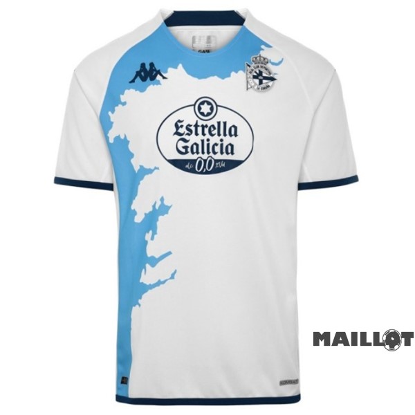 Foot Maillot Pas Cher Thailande Third Maillot Deportivo de La Coruna 2022 2023 Blanc