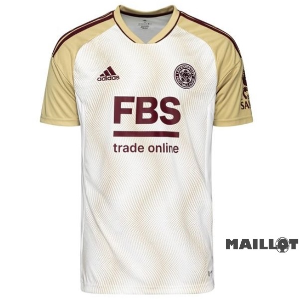 Foot Maillot Pas Cher Thailande Third Maillot Leicester City 2022 2023 Blanc