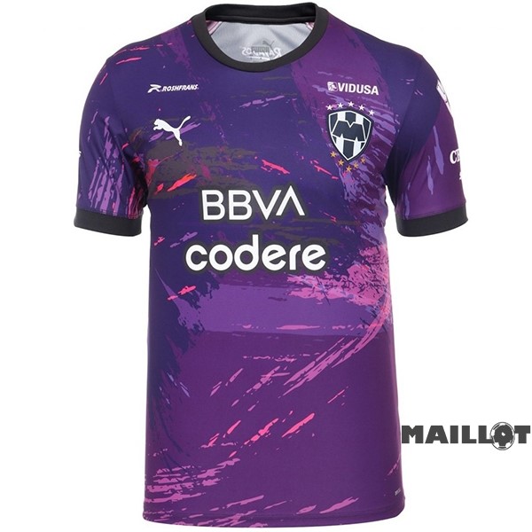 Foot Maillot Pas Cher Thailande Third Maillot Monterrey 2022 2023 Purpura