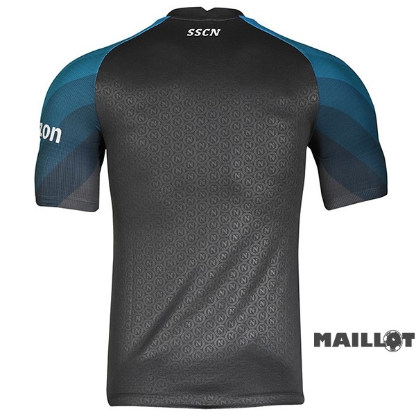 Foot Maillot Pas Cher Thailande Third Maillot Napoli 2022 2023 Noir Bleu