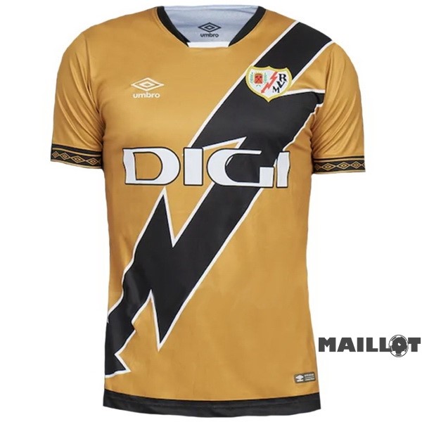 Foot Maillot Pas Cher Thailande Third Maillot Rayo Vallecano 2023 2024 Jaune