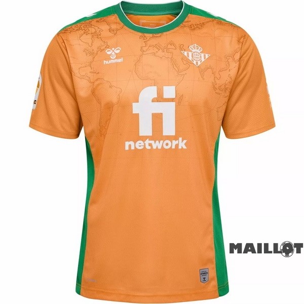 Foot Maillot Pas Cher Thailande Third Maillot Real Betis 2022 2023 Orange