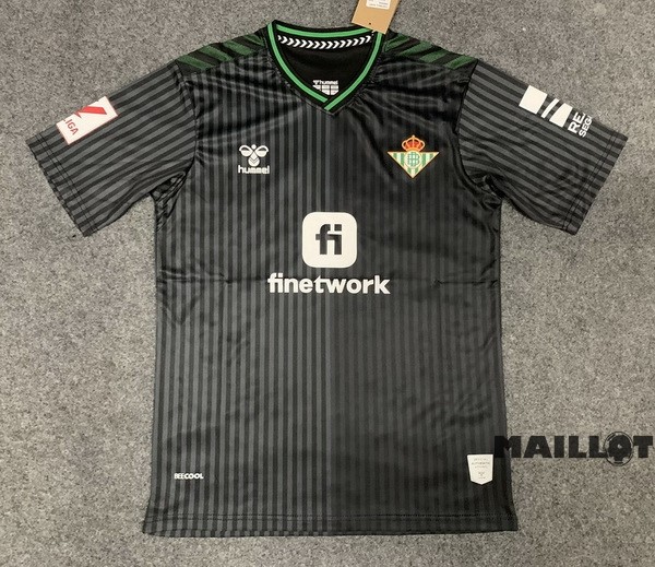 Foot Maillot Pas Cher Thailande Third Maillot Real Betis 2023 2024 Noir
