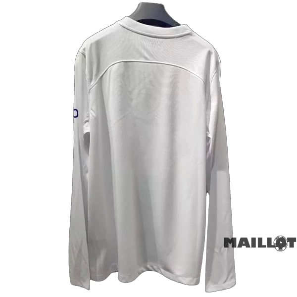 Foot Maillot Pas Cher Thailande Third Manches Longues Paris Saint Germain 2022 2023 Blanc