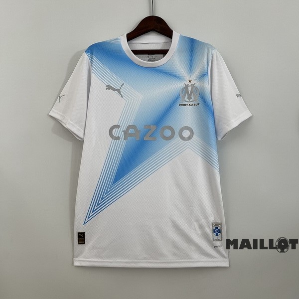 Foot Maillot Pas Cher Thailande Édition commémorative Maillot Marsella 2022 2023 Blanc