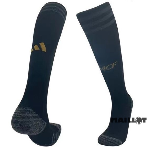 Foot Maillot Pas Cher Third Chaussette Enfant Real Madrid 2023 2024 Noir