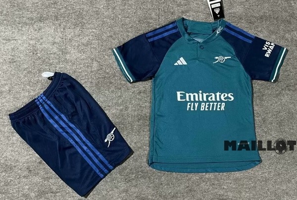 Foot Maillot Pas Cher Third Conjunto De Enfant Arsenal 2023 2024 Vert