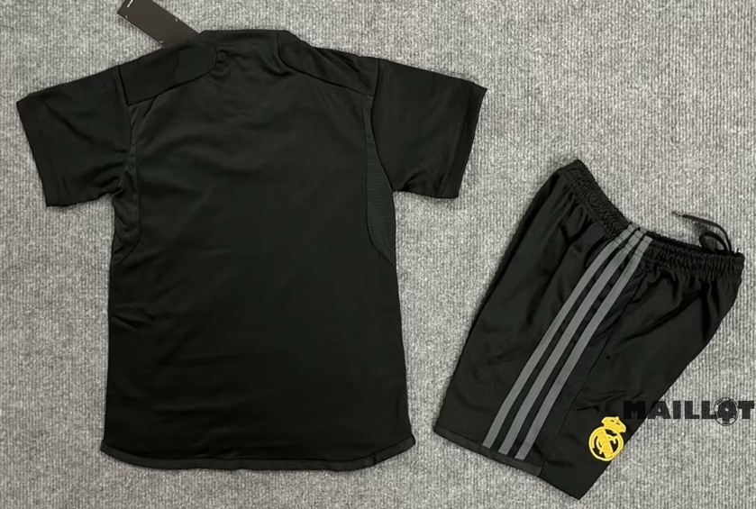 Foot Maillot Pas Cher Third Conjunto De Enfant Real Madrid 2023 2024 Noir