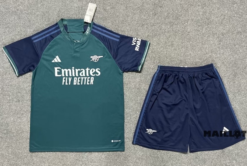 Foot Maillot Pas Cher Third Conjunto De Homme Arsenal 2023 2024 Vert