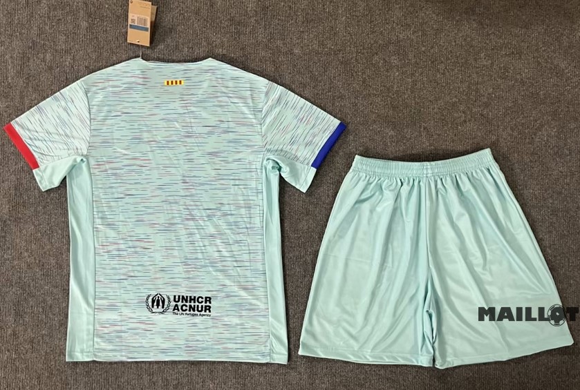 Foot Maillot Pas Cher Third Conjunto De Homme Barcelona 2023 2024 Bleu Vert